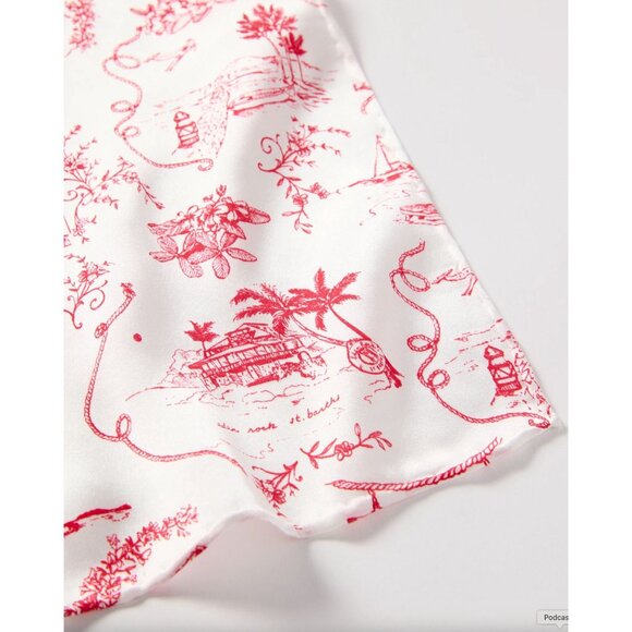Petite Plume x Eden Rock Reverie Silk Scarf NWT $98 - Picture 7 of 7